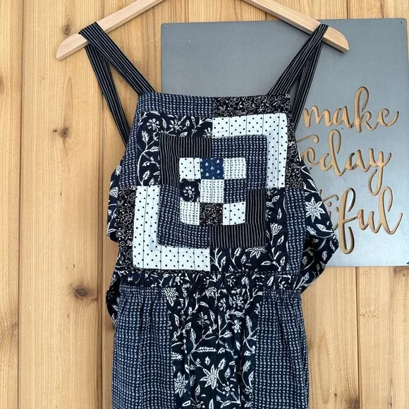 Ulla Johnson Nyala Patchwork Jumpsuit Size 0